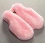 Girls faux fur vest - Pink