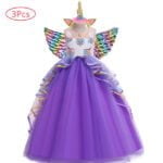 Long Unicorn dress - Purple-Fabulous Bargains Galore