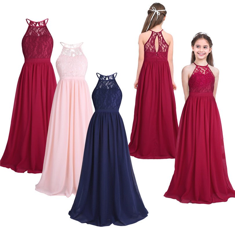Tulle vs Chiffon in Children's Clothing: A Practical Guide to Choosing Baby Party Dress Fabrics - Fabulous Bargains Galore Navy flower girl dress up to age 14 years-Fabulous Bargains Galore
