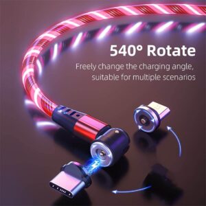 Magnetic led flowing charging cable (2)