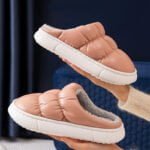 Non slip waterproof warm slippers - Pink-Fabulous Bargains Galore