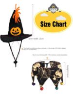 Pet Halloween hat and scarf set (6)