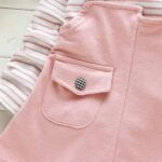 Pinafore dress for baby girl - pink (2)