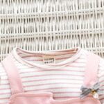 Pinafore dress for baby girl - pink (3)