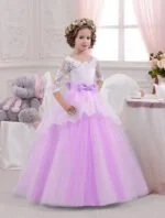 Princess ball gowns for girls - Purple