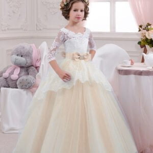 Princess ball gowns for girls - Champagne