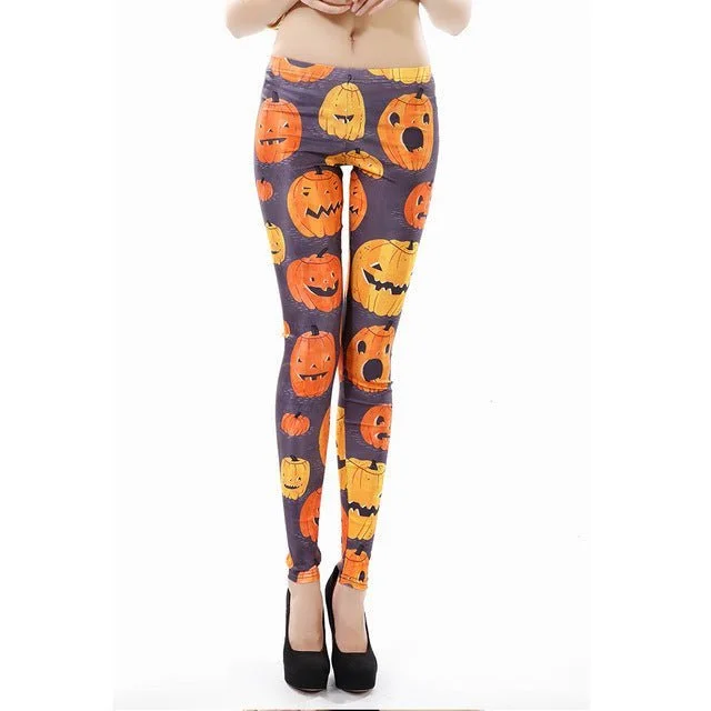 Women's Printed Halloween Leggings