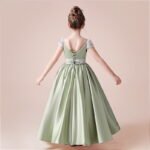 Sage green flower girl dress (2)