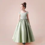 Sage green flower girl dress (4)