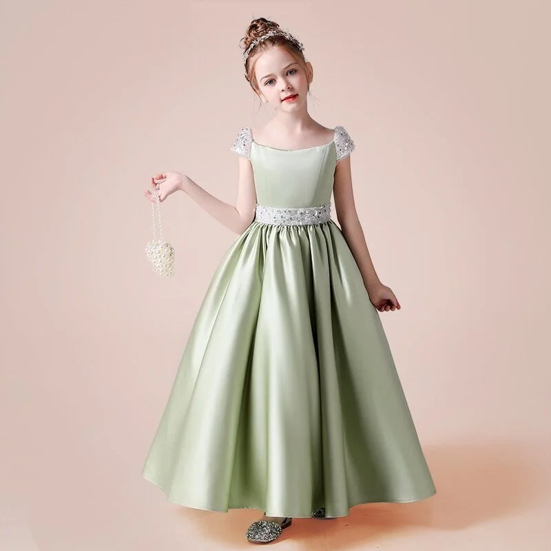 Sage green flower girl dress (5)