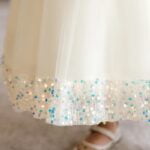 Sequin baby girl dress with sleeves-cream (9)