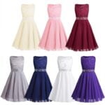 Sequin top junior bridesmaid dress (4)