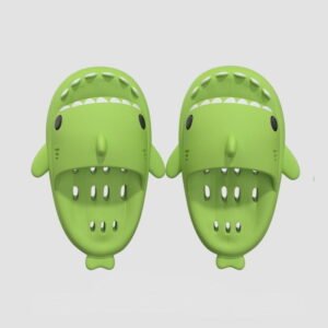 Shark sliders with holes-green (1)