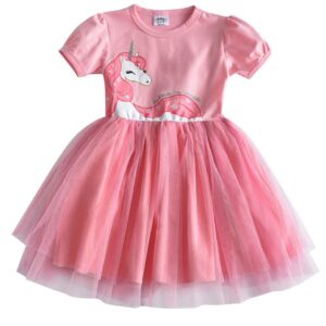Unicorn dress for girls - Pink