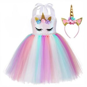 Sparkly rainbow unicorn dress (6)