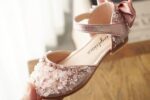 Sparkly rhinestone girls dress shoes-pink (4)