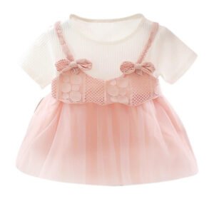 Summer dress for baby girl - Pink
