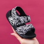 Toddler girl velcro sandals-black (1) (1)