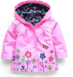 Toddler girls light waterproof jacket - Pink