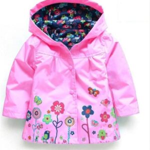 Toddler girls light waterproof jacket - Pink