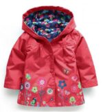 Toddler girls light waterproof jacket - Red
