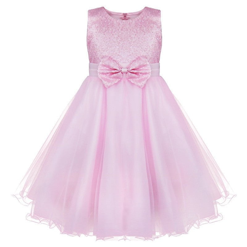 Toddler sequin dress - Light Pink-Fabulous Bargains Galore