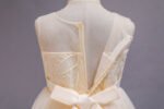 Tulle ball gown flower girl dress-champagne (3)