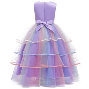 Unicorn ball gown dress - Purple-Fabulous Bargains Galore