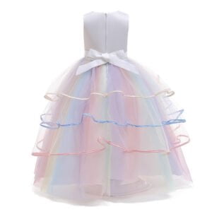 Unicorn ball gown dress - White-Fabulous Bargains Galore