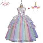 Unicorn ball gown dress - Pink-Fabulous Bargains Galore