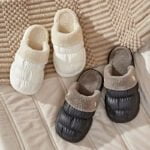 Waterproof removeable fur slippers - Beige-Fabulous Bargains Galore