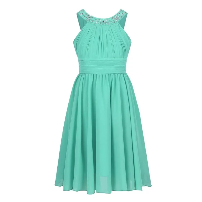 Mint green flower outlet girl dresses uk