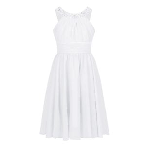 Wedding flower girl dresses-white (5)