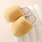 Women's faux fur slider slippers - Grey-Fabulous Bargains Galore