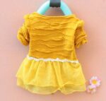 Yellow party dress for baby girl (2)