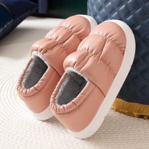 Non slip waterproof warm slippers - Pink-Fabulous Bargains Galore