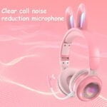 Foldable rabbit ear headset - Green-Fabulous Bargains Galore