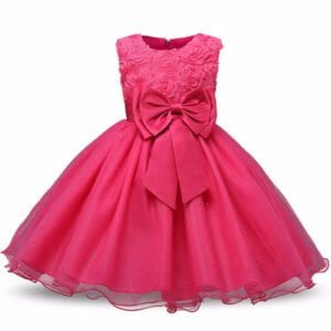 Baby girl tulle party dress - Fuchsia-Fabulous Bargains Galore