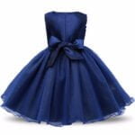 Baby girl tulle party dress - Navy blue-Fabulous Bargains Galore