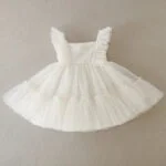 Baby girl tulle ruffle dress - Pink-Fabulous Bargains Galore