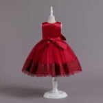 Birthday dress for kid girl - Red-Fabulous Bargains Galore