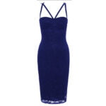 blue Strappy lace bodycon dress (2)