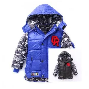 Boys camo coat with hood in black 2-3 years-Fabulous Bargains Galore