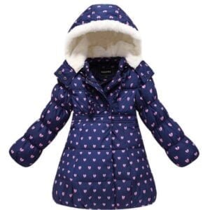 Girls parka jacket in white up to age 7 years-Fabulous Bargains Galore