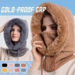 Women's winter balaclava hood - Blue-Fabulous Bargains Galore