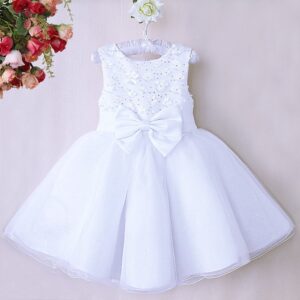 Champagne flower girl dress for age 4-5 years-Fabulous Bargains Galore