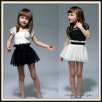 Girls black and white party dress up to age 5 years-Fabulous Bargains Galore