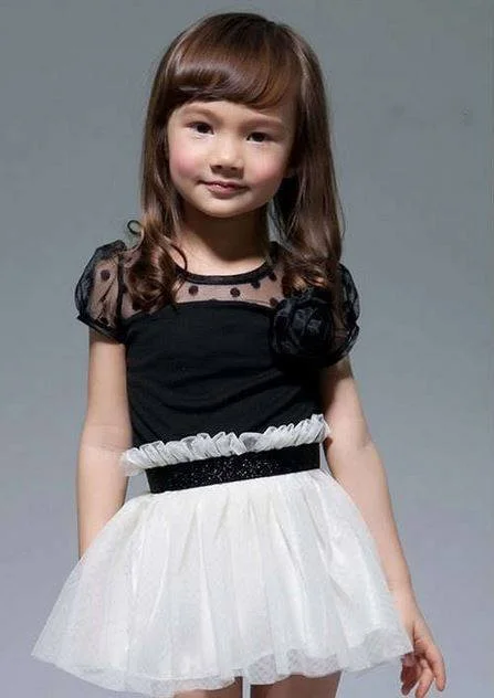 Black and white dresses for toddlers hotsell