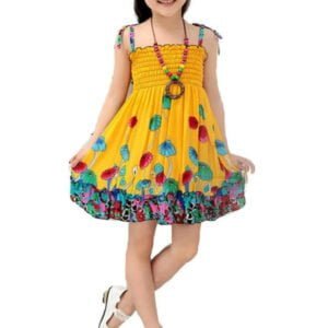Cute beach dresses for girls-yellow