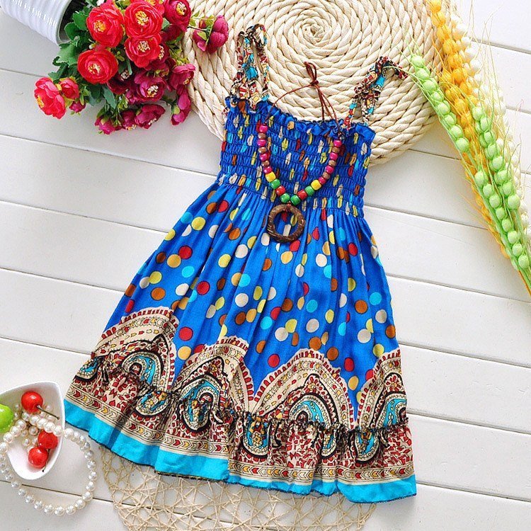 2024 Summer Mommy and Daughter Matching Clothes Dresses Fashion Beach Dress  New Girls Sleeveless Dresses for